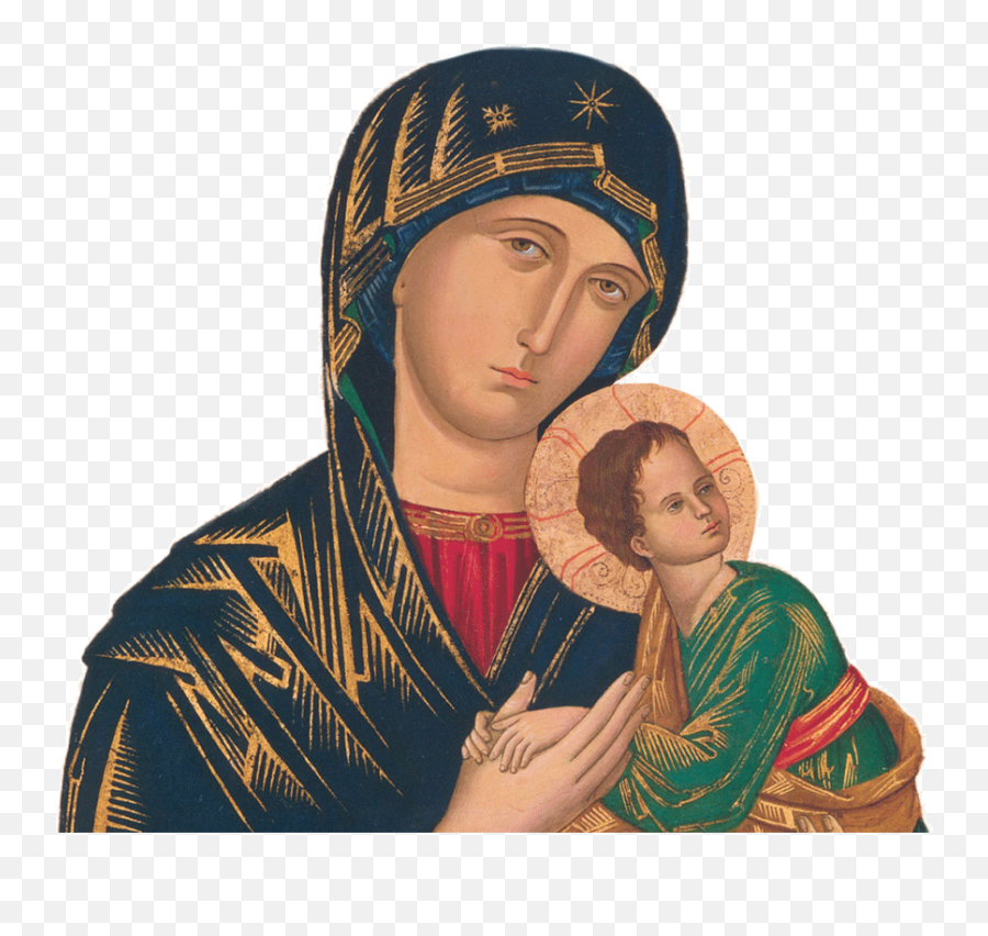 Our Lady Of Perpetual Help Clip Art - Nitya Sahayak Mata Png,Perpetual Help Icon