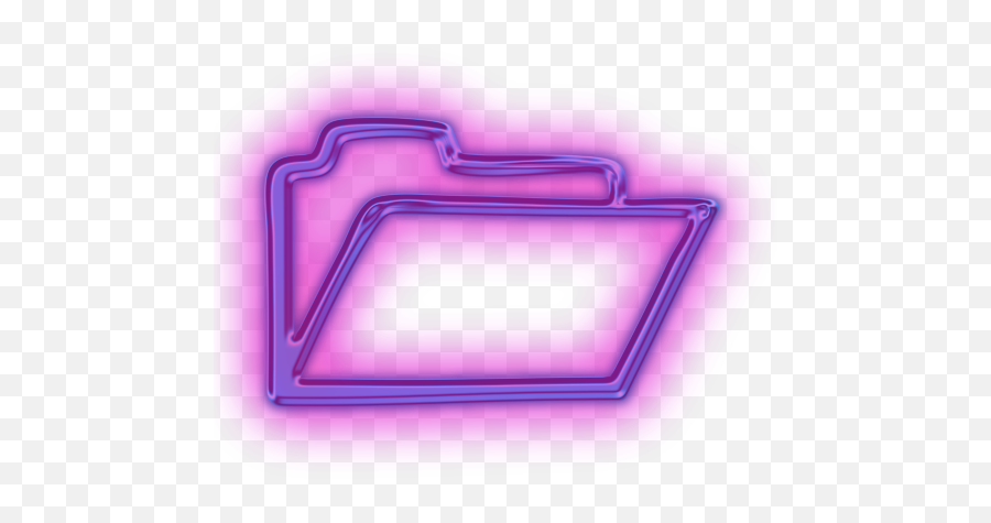 Purple Folder Full Icon Png Transparent Background Free - Purple Neon Icon Png,Download Full Icon