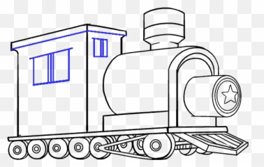 Engine Clipart Short Train Transparent - Easy How To Draw A Train Png,Train Transparent
