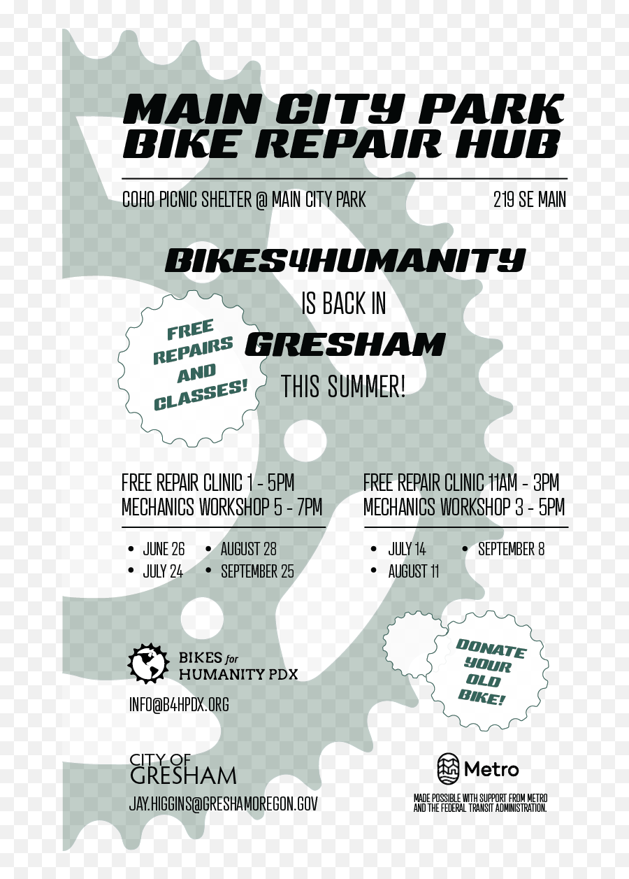 Blog Bikes For Humanity Pdx - Dot Png,Icon Walking Belt Lube