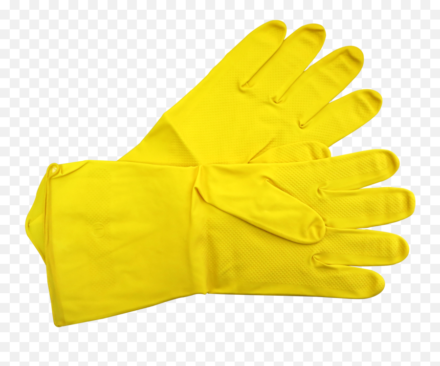 Gloves Clipart Yellow Glove - Transparent Rubber Glove Png,Gloves Png