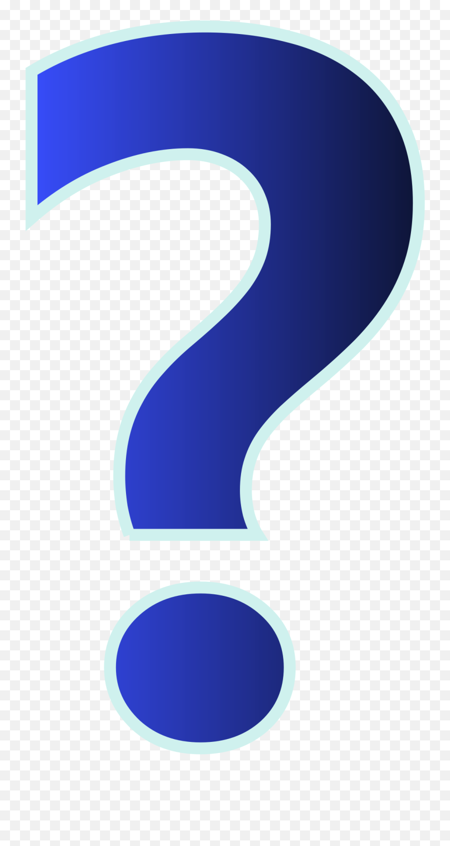Question Mark Png - Blue Question Mark Png,Questions Png
