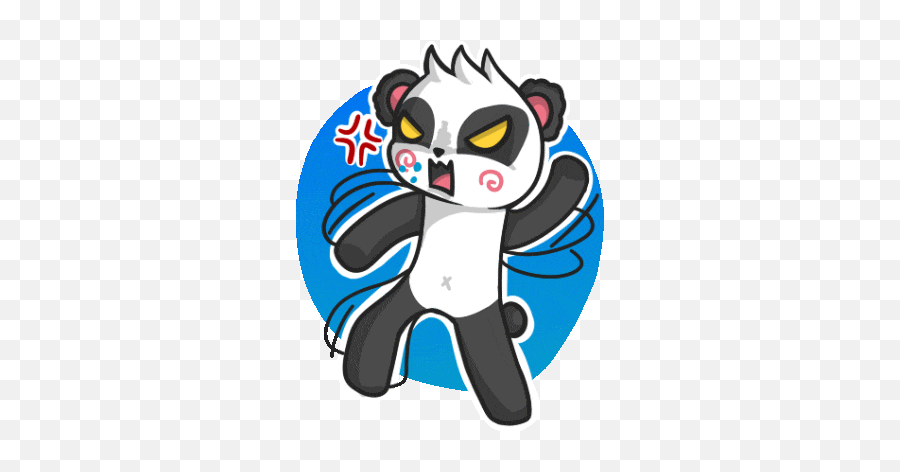 Panda Cute Sticker - Panda Cute Animals Discover U0026 Share Gifs Fictional Character Png,Panda Emote Icon