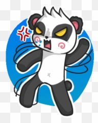 Panda Cute Sticker - Animals Discover u0026 Share GIFs Fictional Character png