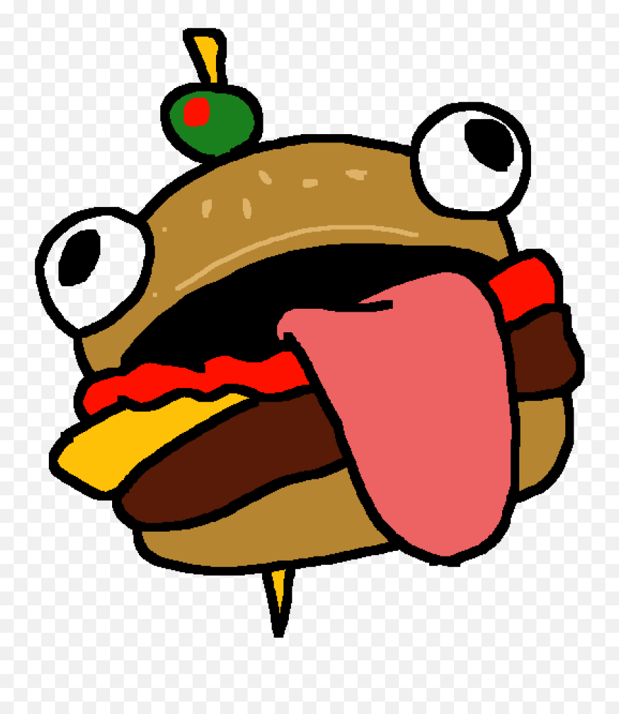Durr Burger Clipart - Fortnite Durr Burger Head Png,Cartoon Burger Png