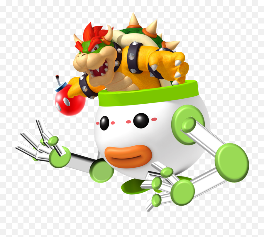 Download Bowser 5 - Star Mario Power Tennis Bowser Png Bowser In Clown Car,Bowser Png