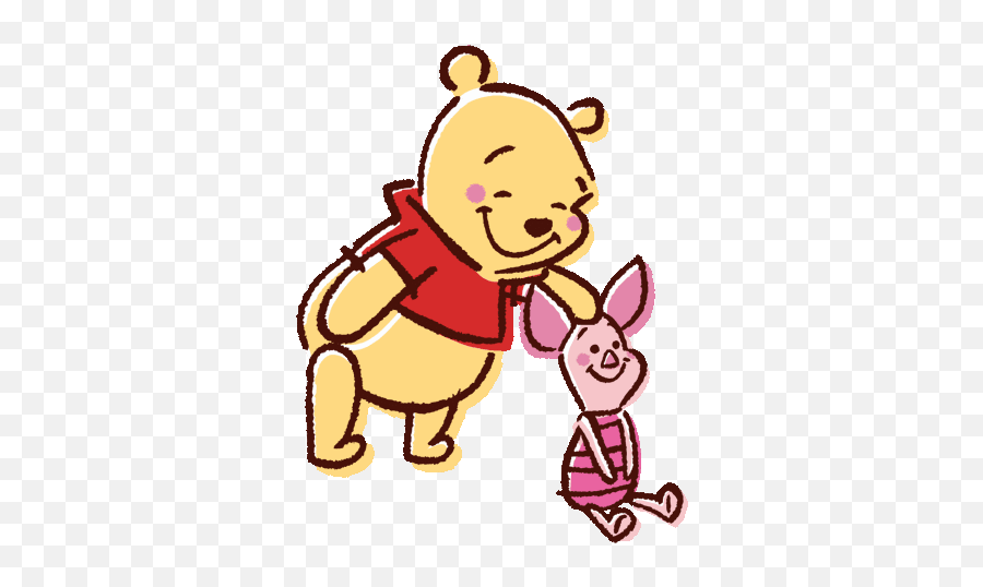 Winnie The Pooh Piglet Sticker - Winnie The Pooh Pooh Piglet Gif Pooh Bear And Piglet Png,Pooh Icon