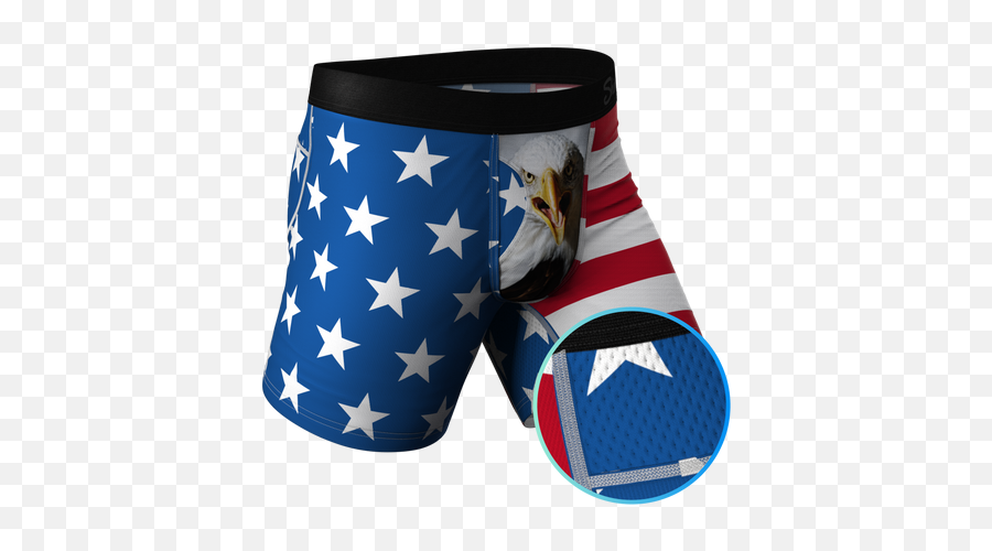 American Flag Ball Hammock Pouch Underwear The Mascot - Tom Brady As Flying Elvis Png,United States Flag Mini Icon