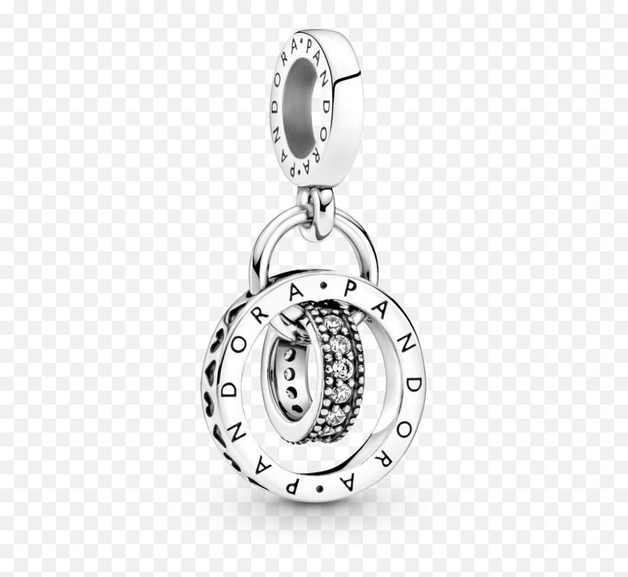 Pandora Logo Circles Dangle Charm - Charm Pandora Png,Pandora Icon