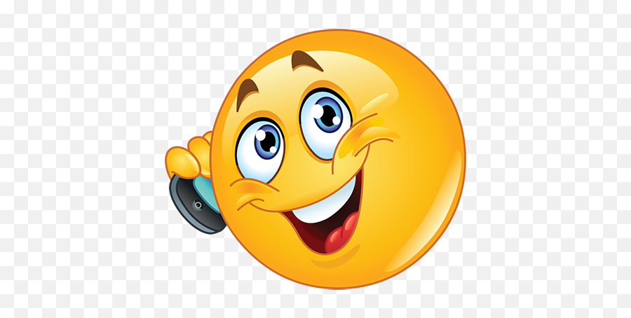 Library Of Phone Emoji Svg Freeuse Stock Png Files - Emoji On The Phone,Smiley Emoji Png