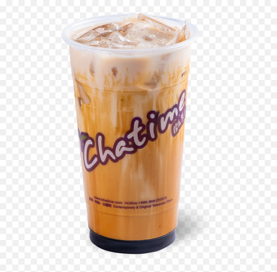 Brown Sugar Milk Tea - Chatime Canada Milkshake Png,Bubble Tea Png