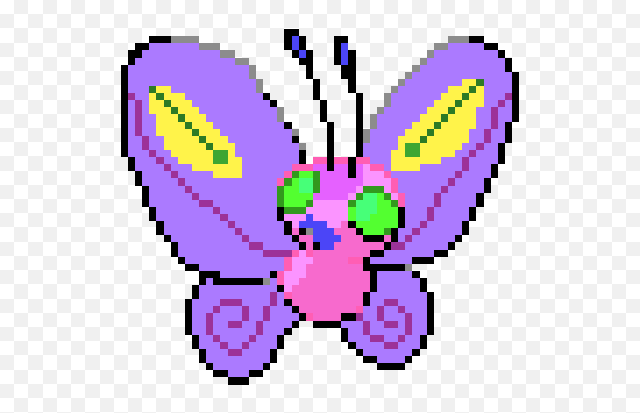 Bug Butterfree - Pixel Bug Png,Butterfree Png