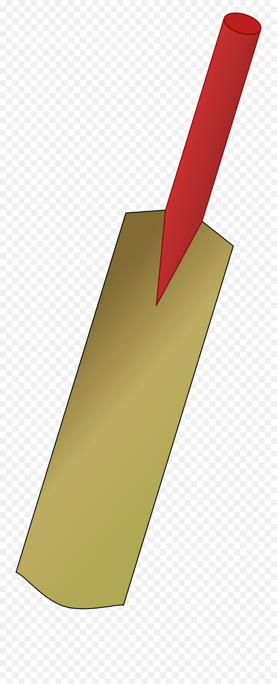 Cricket Bat - Clip Art Image Of Bat Png,Cricket Bat Png