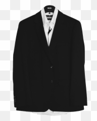 Black Suit Transparent Background Free - Hanged Jacket png