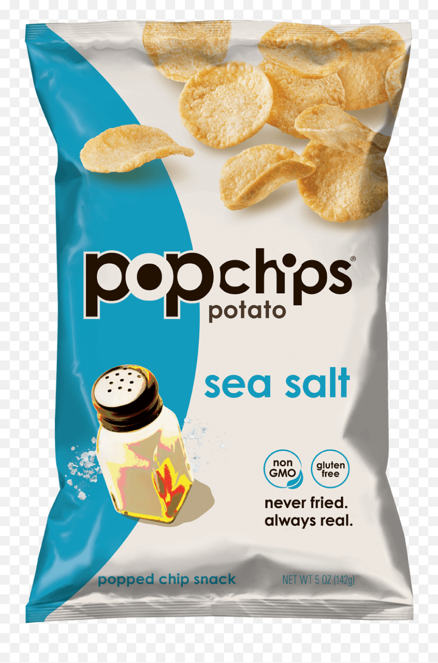 Sea Salt U0026 Vinegar Popchips Potato Chips - Pop Chips Salt And Vinegar Png,Sea Salt Icon