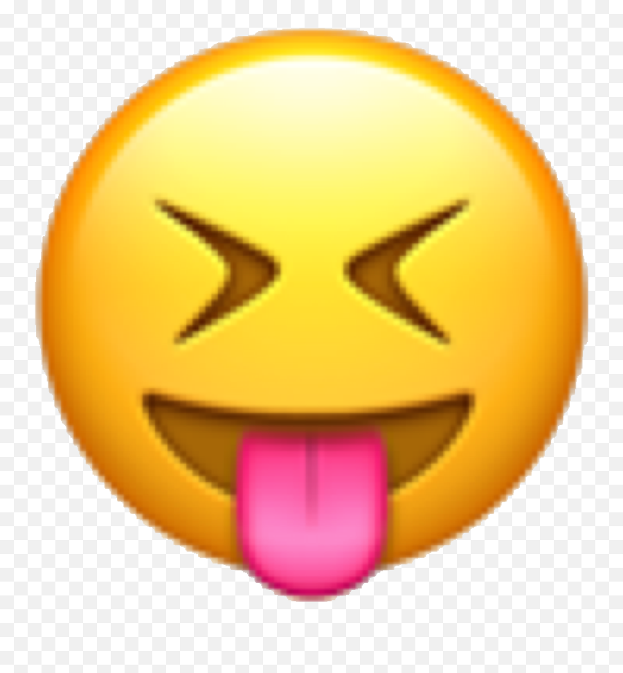 Emoji Emojicon Emote 273606495023211 By Maddiefortunato - Squinting Face With Tongue Emoji Png,P Icon Smiley