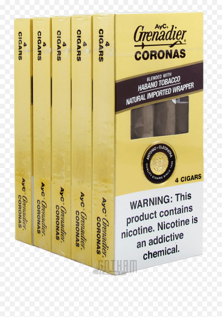 A Y C Grenadier Natural Dark Coronas - Carton Png,Coronas Png