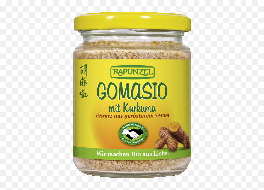 Bio - Product Gomasio With Turmeric Hand In Hand Rapunzel Rapunzel Png,Turmeric Png