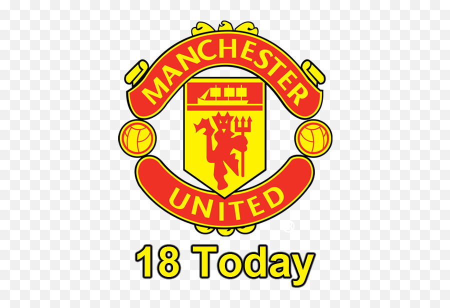 Logo 18 Today Birthday Free Png Images - Manchester United,Birthday Logos