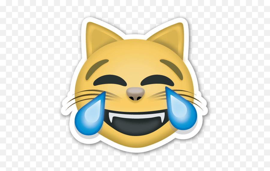Face With Tears Of Joy Emoji Transparent Png - Stickpng Cat Emoji Png,Cry Emoji Png