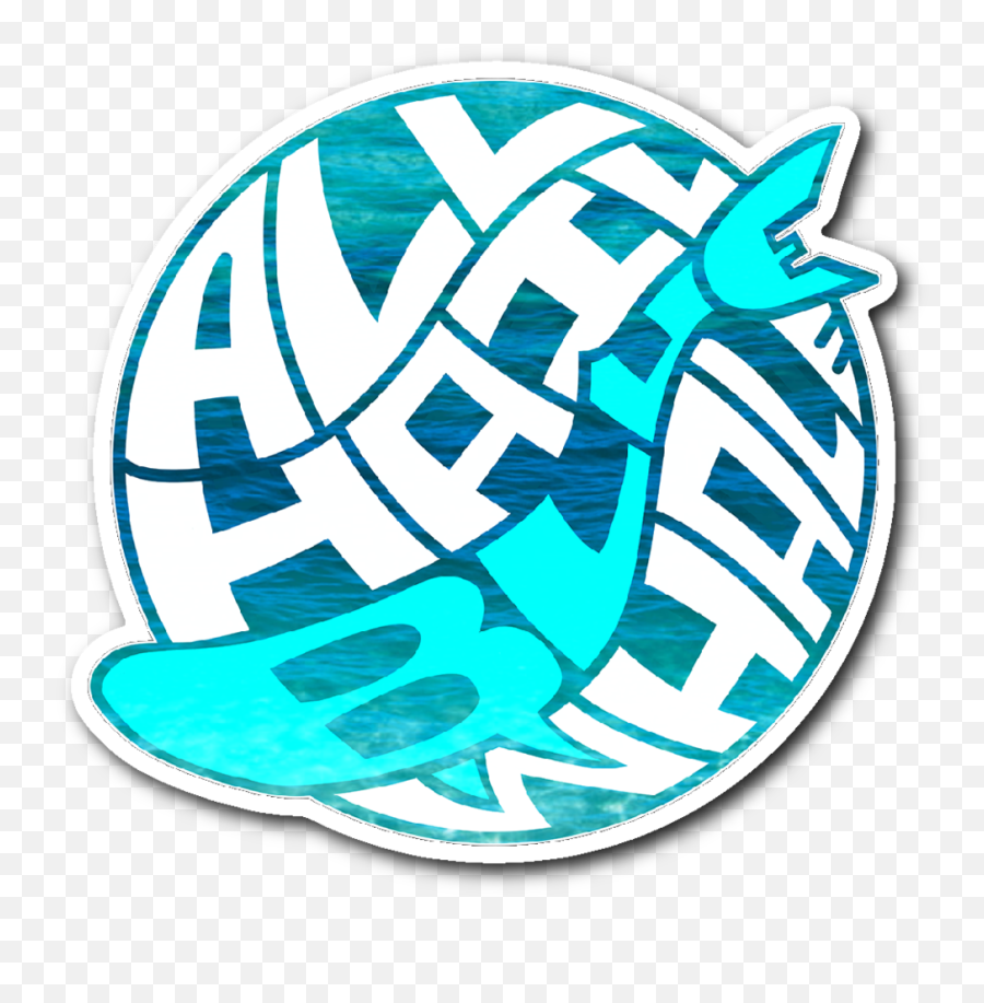 All Hail Blue Whale Globe Logo Stickers - Emblem Png,Globe Logo Png