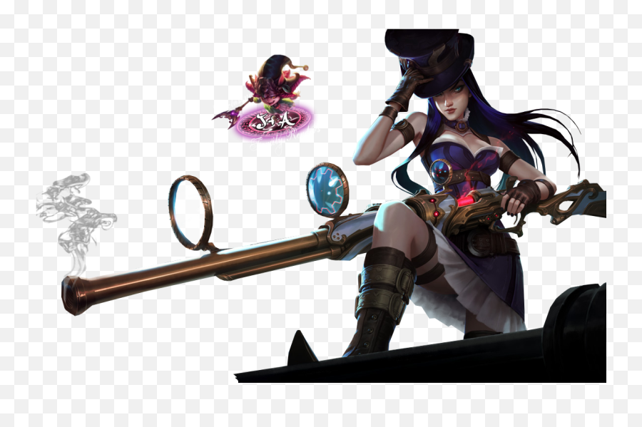 Png - Caitlyn 2014 Lol League Of Legends Caitlyn Cinematic,Lol Png