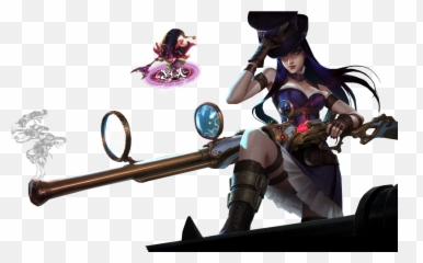 Png - Caitlyn 2014 Lol League Of Legends Caitlyn Cinematic,Lol Png