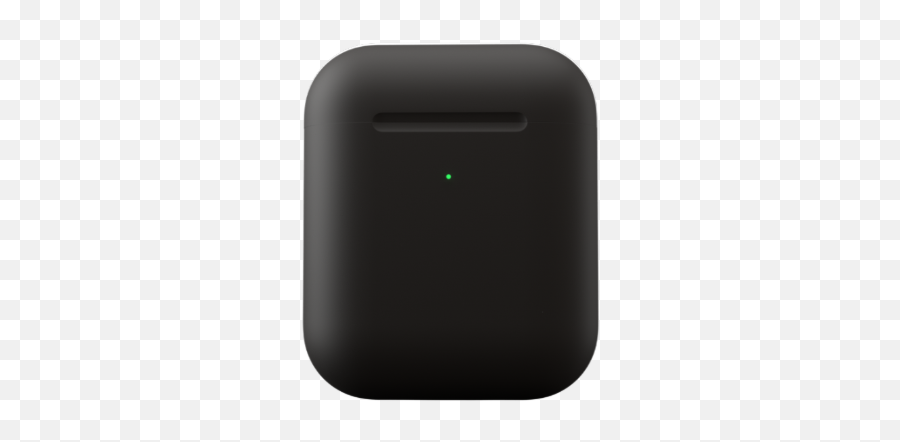 Apple Airpods Black Matte Wireless Charging - Gadget Png,Airpod Png