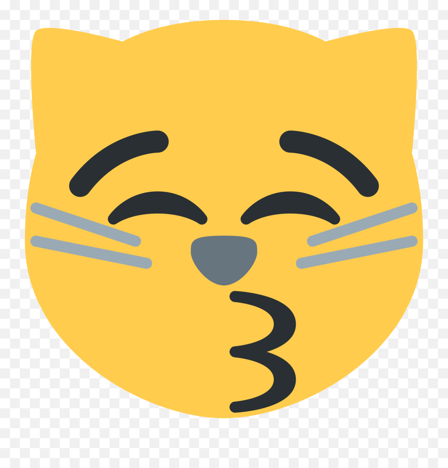 Cat Icon Of Flat Style - Available In Svg Png Eps Ai Kissing Cat Emoji,Cat Eye Png