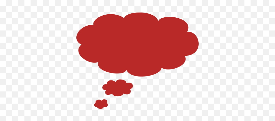 Cloud Shaped Thought Bubble - Red Thought Bubble Png Happy Thursday Morning Orange,Dialogue Bubble Png