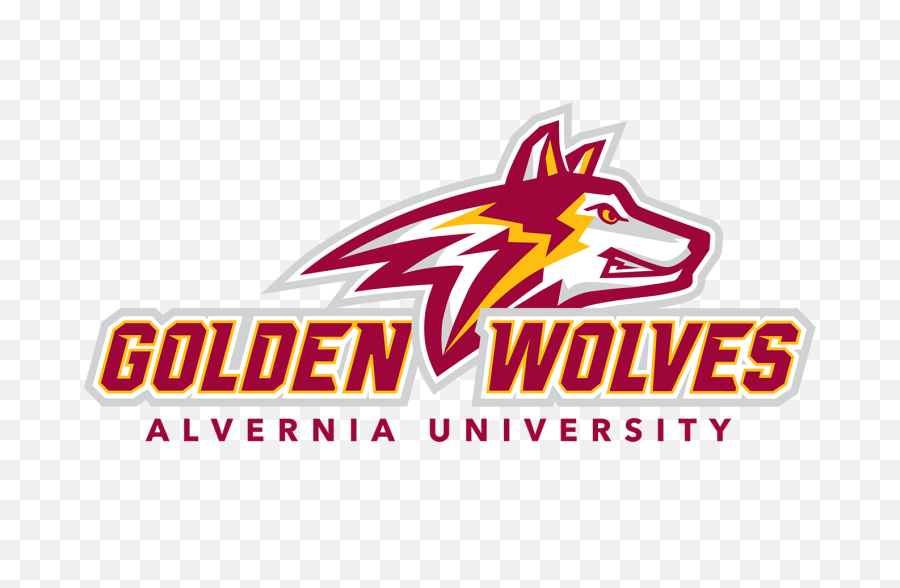 Golden Wolves Logos - Alvernia Golden Wolves Png,Wolf Logos