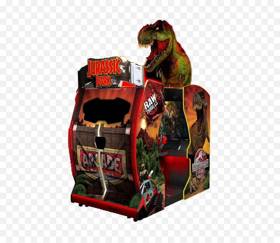 Jurassic Park Arcade Cabinet - Jurassic Park Arcade Game Png,Jurassic Park Png