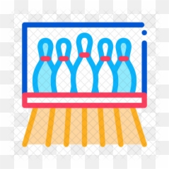 Bowling Pins Icon - Vector Graphics Png,Bowling Pins Png