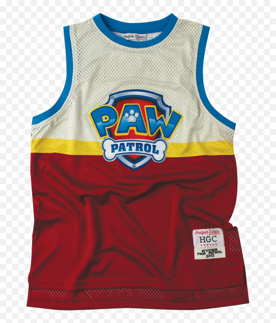 Youth Paw Patrol Ryder Basketball Jersey - Paw Patrol Ryder Vest Png,Paw Patrol Logo Png