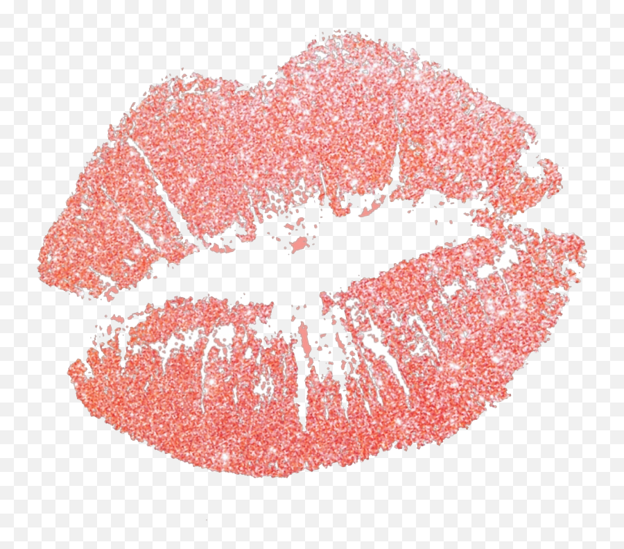 Glitter Lips Transparent Background Png - Rose Gold Glitter Lips,Red Glitter Png