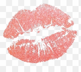 Glitter Lips Transparent Background Png - Rose Gold