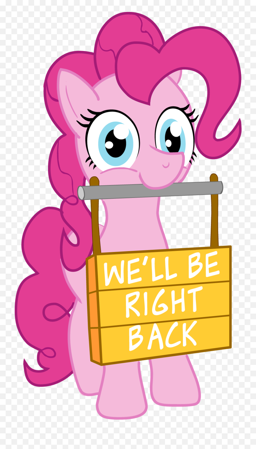 Friendship Is Magic - Ll Be Right Back Png,We'll Be Right Back Png