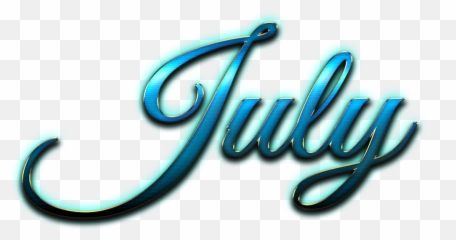 July Italic Logo Png - Calligraphy,July Png