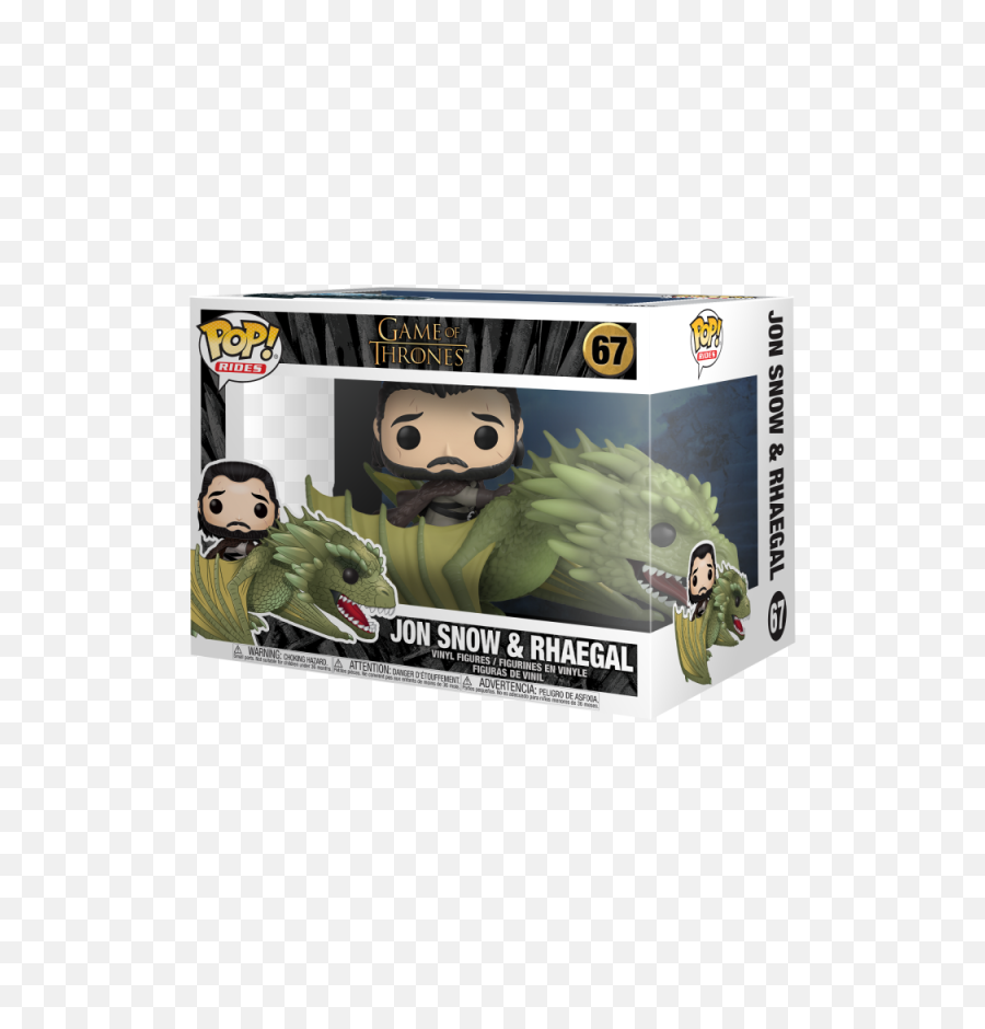 Funko Pop Rides Game Of Thrones - Jon Snow Wrhaegal Pop Rides Got Jon Snow W Rhaegal Png,Jon Snow Png