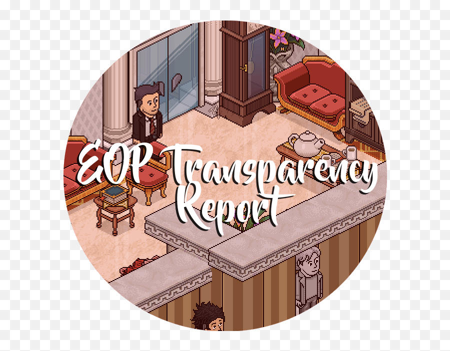 Eop Transparency Report Habbo White House - Cartoon Png,White House Transparent
