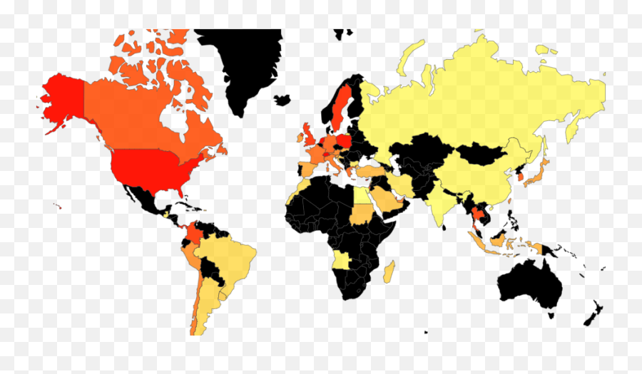 Developing Countries Fear Failure In Setting Up Business - Map Saint James Trinidad And Tobago Png,Fear Png