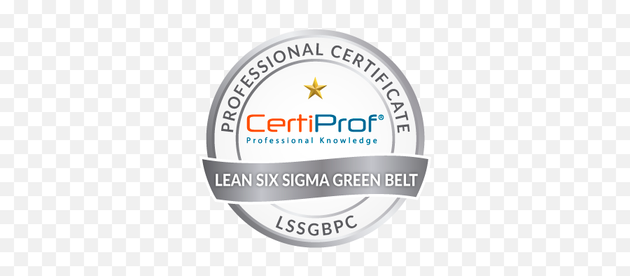 Lean Six Sigma Green Belt Professional Certificate - Lssgbpc Badge Png,Lean Png