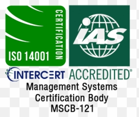 Iso 9001 Intercert Logo - Accredited Png