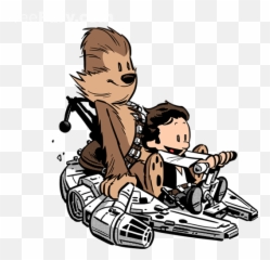 Best Buddies Strikes Back Calvin And Hobbes With Images - Calvin And Hobbes Han Solo Png,Calvin And Hobbes Png