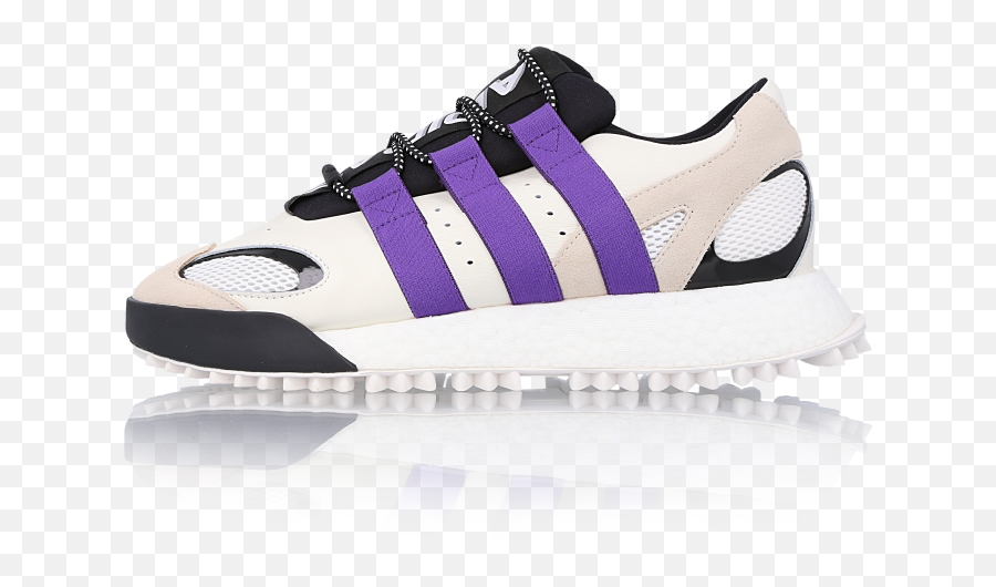 Download Adidas Originals By Aw Wangbody Run White Purple - Adidas Aw Wangbody Run Png,Addidas Logo Png