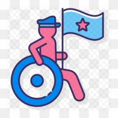 Veteran In Wheelchair Icon - Icon Png,Veteran Png