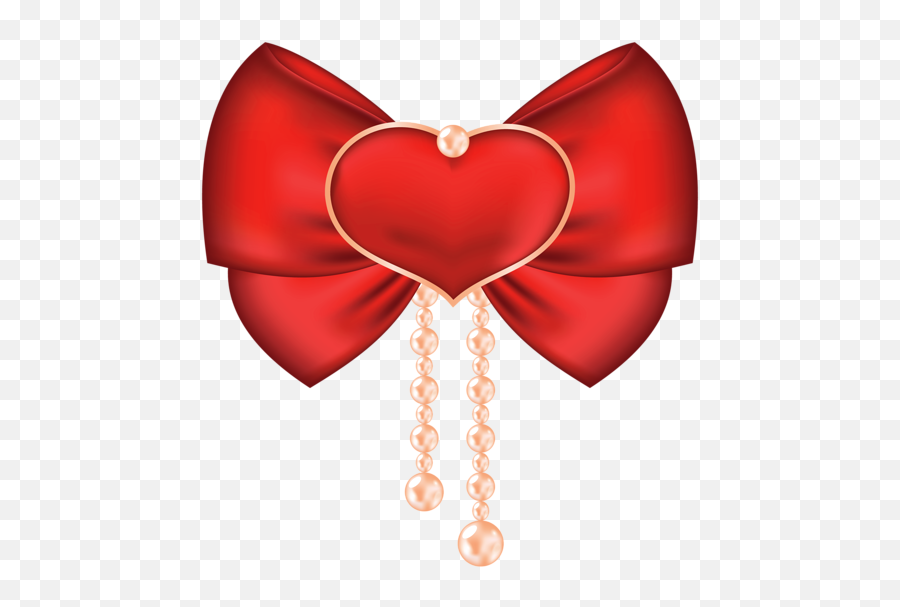 Red Bow With Heart Png Clipart Picture In 2020 Free Clip - Happy Valentines Day No Background Free,Bow Clipart Png