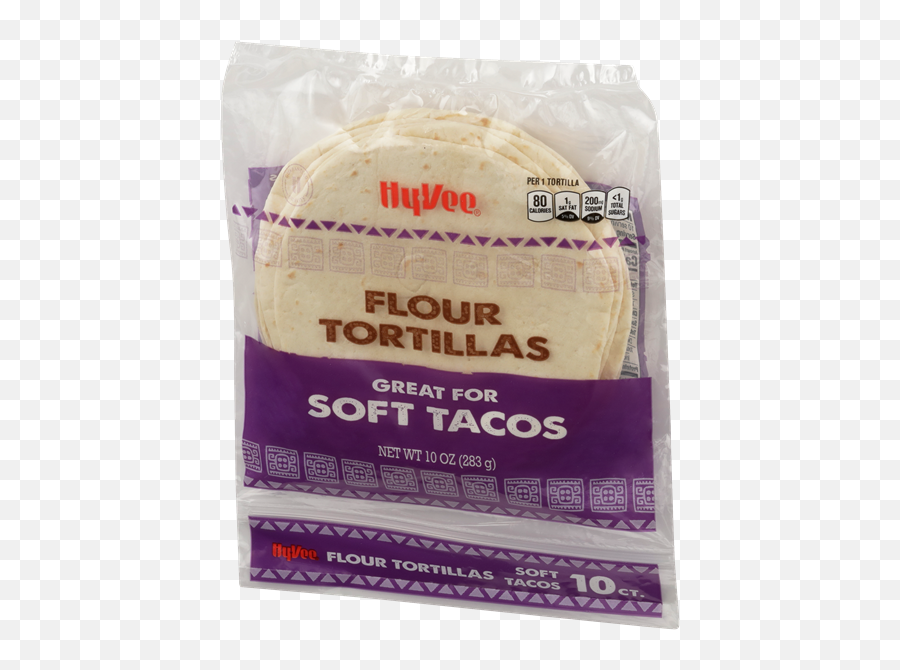 Hy - Vee Soft Taco Size Flour Tortillas 10ct Hyvee Aisles Gluten Png,Tortilla Png