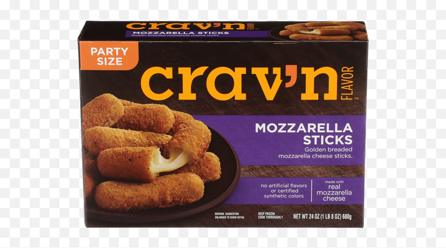 Cravn Flavor Mozzarella Sticks Party - Snack Png,Mozzarella Sticks Png