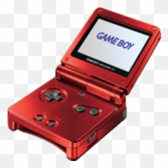 Game Boy Advance Sp - Red Gameboy png